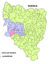 Almudévar – Mappa