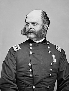 Ambrose Burnside, by Matthew Brady (edited by Mvuijlst)