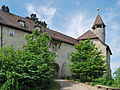 Deutsch: Eingangsportal zur Burg Teck auf der Schwäbischen Alb. English: Castle Teck in Swabian Jura in the German Federal State Baden-Württemberg.