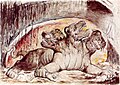 Image 13Cerberus with the gluttons in Dante's third circle of hell, depicted by William Blake (from Dog)