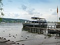 Schiff am Anleger von Greifensee