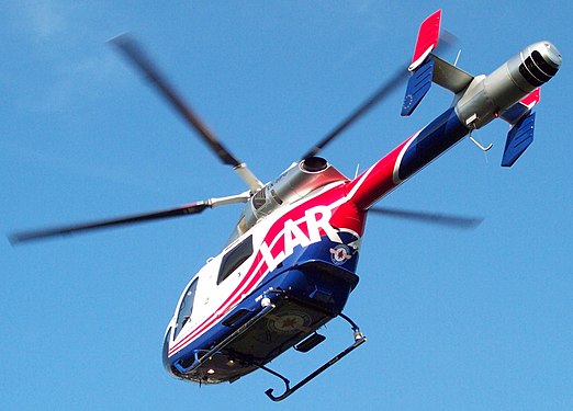 MD 900 Helikopter der Luxembourg Air Rescue