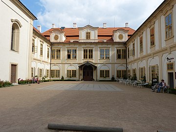 Cour intérieure du château.