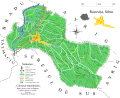 Racoviţa - Toponymic map