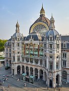 Železniční nádraží Antwerpen-Centraal.