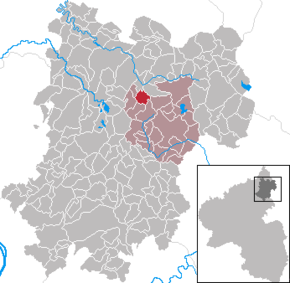 Poziția Stockum-Püschen pe harta districtului Westerwaldkreis