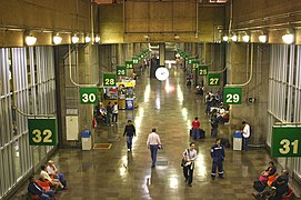 Terminal Rodoviário do Tietê, considerado o maior terminal da América Latina