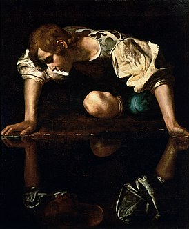 Narcissus (1590s) by Caravaggio (Galleria Nazionale d'Arte Antica, Rome)