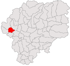 Location in Bistrița-Năsăud County