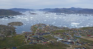 Narsaq skyline from Qaaqarsuaq mountain