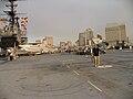 On flight deck