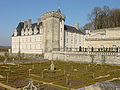 The château, garden side