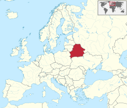 Mapa de Belarus