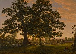 Frederic Edwin Church, Charter Oak, vers 1846