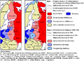 Planned and actual territorial changes in Central Europe 1939-1940