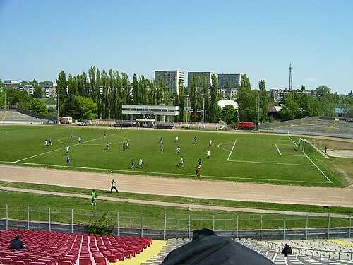 Nicolae Rainea Stadium View from the Main Stand