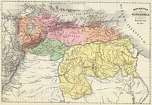 Генерал-капитанство Венесуэла в 1810 году