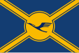 Flag of Lufthansa (pre-2018 colors)