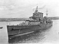 Image 83HMAS Shropshire arriving in Sydney in November 1945 carrying long serving soldiers (from Military history of Australia during World War II)