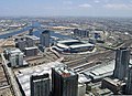 Docklands Stadium und Umgebung