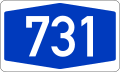 File:Bundesautobahn 731 number.svg