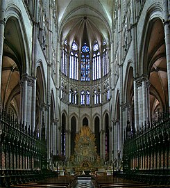 Cathédrale d'Amiens, Amiens - choir, Rayonnant