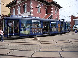 Straßenbahn als Werbeträger und „Party-Bahn“