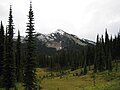 Uitzicht vanuit Eva Lakes Trail