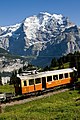 Historisch treinstel BDe 4/4 nr 11 voor de Jungfrau