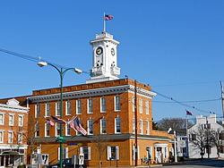 Bank Clock tower on the square