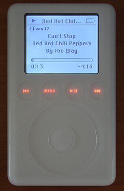 iPodのバックライト