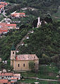 Magyarpolány Kálvária from above