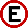 Schild „Parken erlaubt“ in Brasilien