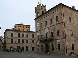 Skyline of Castelfidardo