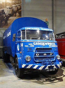 Van Gansewinkel vrachtwagen in DAF Museum