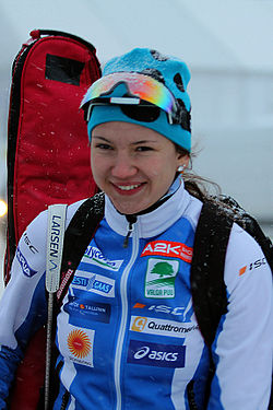 Darja Jurlova in Hochfilzen 2012