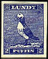 Lundy postage stamp