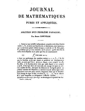 Image illustrative de l’article Journal de mathématiques pures et appliquées