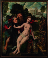 Jan Matsys（英语：Jan Matsys）所繪的《蘇撒拿和長老》，目前在菲布斯基金會（英语：The Phoebus Foundation）