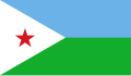 Djibouti 1983 to present Fin flash National flag is used on the fin