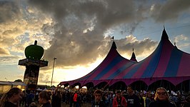 De grote tent van Appelpop in 2017