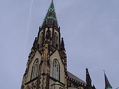 Iglesia católica de San José (1873) es un ejemplo notable de la arquitectura eclesiástica en Detroit de Francis Himpler