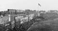 Le mur du Fenway Park initial.