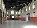 Grande sala delle adunanze di un'unità ausiliaria nei principia del forte di Saalburg.