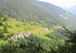 L'adret de Celliers en Savoie.