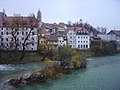 De rivier de Sava in Kranj