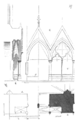 Plano del porche de Viollet-le-Duc