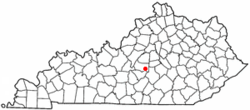 Location of Bradfordsville, Kentucky