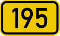 File:Bundesstraße 195 number.svg