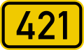 File:Bundesstraße 421 number.svg